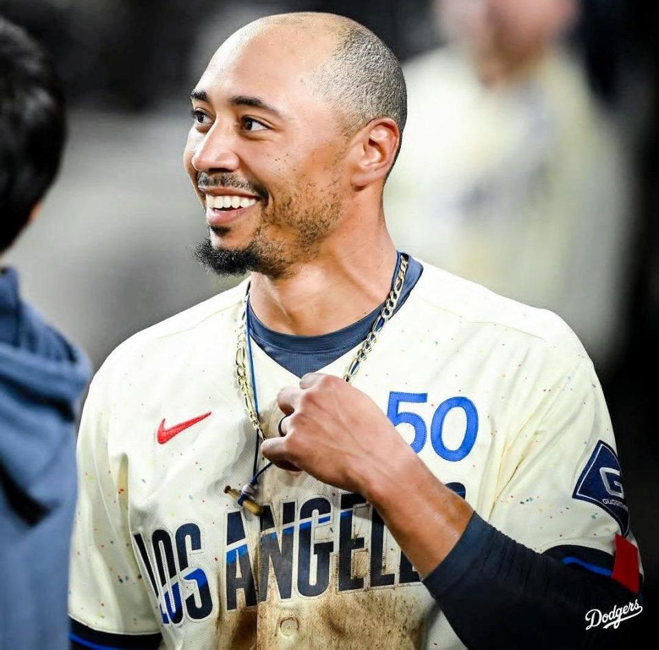 今季初の４安打を放ったベッツ（ロサンゼルス・ドジャース提供）