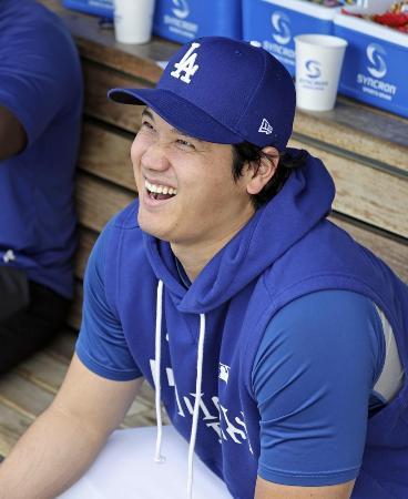 　ドジャースの大谷翔平