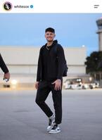 ヒューストンへ移動するＣ・モンゴメリー。ホワイトソックスのインスタグラム（ｗｈｉｔｅｓｏｘ）より