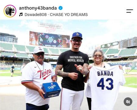 アンソニー・バンダのインスタグラム（ａｎｔｈｏｎｙ４３ｂａｎｄａ）より 