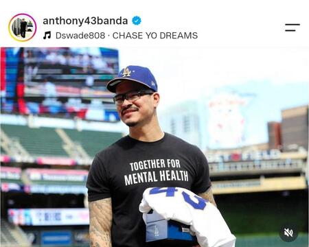 アンソニー・バンダのインスタグラム（ａｎｔｈｏｎｙ４３ｂａｎｄａ）より 