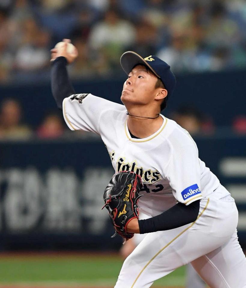 先発し力投するオリックスの山本由伸