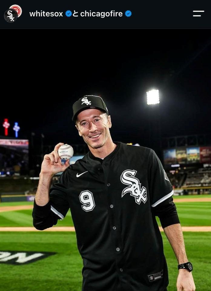 ホワイトソックスのインスタグラム（＠ｗｈｉｔｅｓｏｘ）より