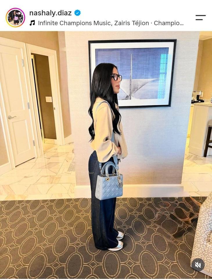 ディアスの妻・ナシャリーさんのインスタグラム（ｎａｓｈａｌｙ．ｄｉａｚ）より