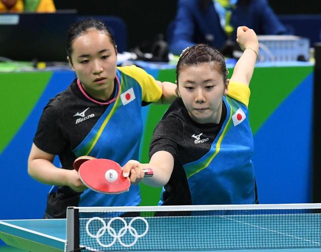 初五輪15歳の伊藤美誠「まったく緊張してないです」 団体で躍動