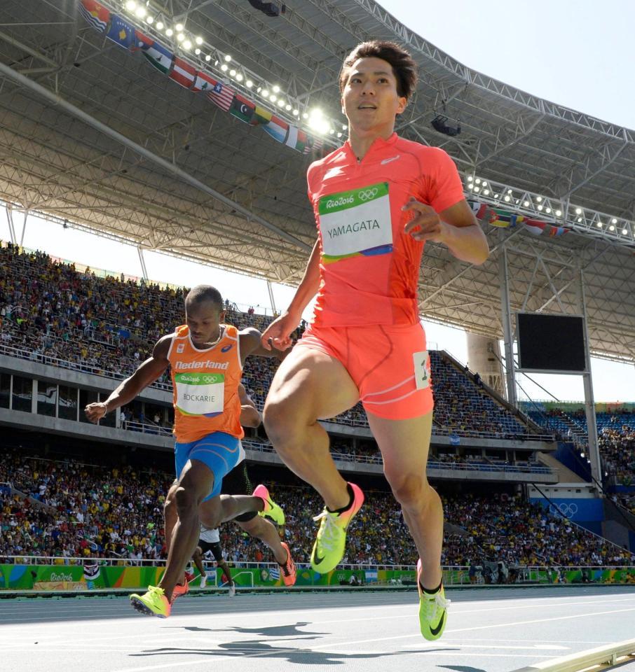 山県亮太は10秒で準決勝進出 前だけ見て走ろうと思った 五輪ニュース デイリースポーツ Online