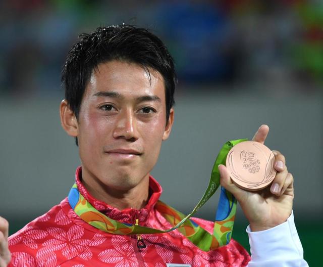錦織が銅　「日本のために」９６年ぶりメダル！東京五輪も「楽しみ」