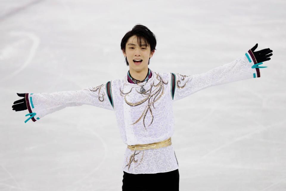 羽生結弦が金!66年ぶり連覇達成 昨年11月右足負傷から完全復活/五輪ニュース/デイリースポーツ online