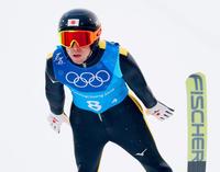 団体　渡部暁斗の前半飛躍＝平昌（共同）