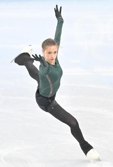 金確実視のワリエワ　練習初日から圧巻の舞　ザギトワ見守る中、４回転連発