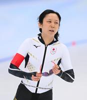 　女子１５００メートルを滑り終えた高木美帆（撮影・堀内翔）