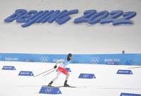 　力走する渡部暁斗（撮影・高部洋祐）