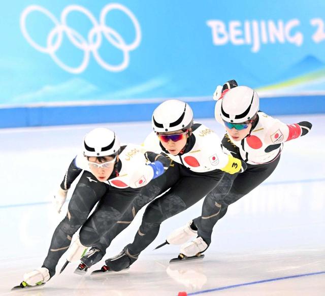 女子団体追い抜き　連覇へ“原点回帰”で五輪新　１位通過も高木美帆「予選は予選」