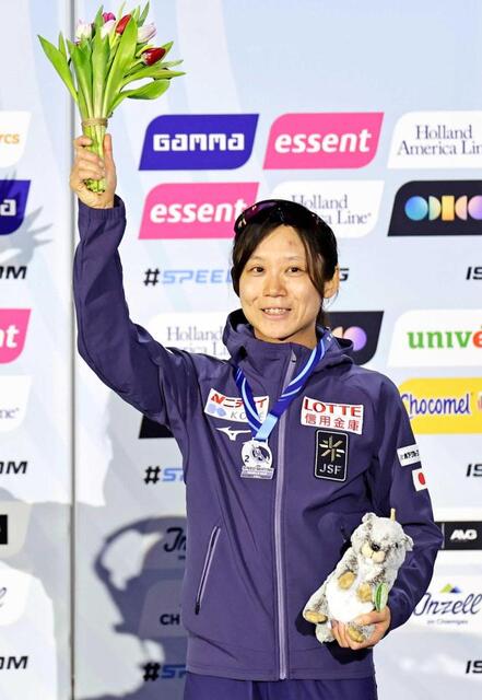 高木美帆 女子1500メートル2位＆5季連続種目別総合V 前進を強調