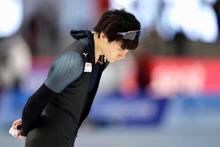 ５００メートル・森重航がスタート直後棄権　左膝に痛み「力があまり入らない状況」