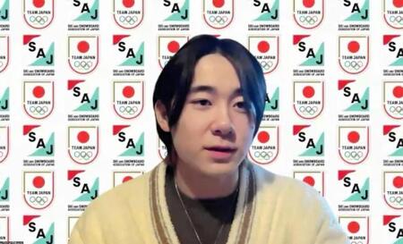 オンライン会見に出席した戸塚優斗