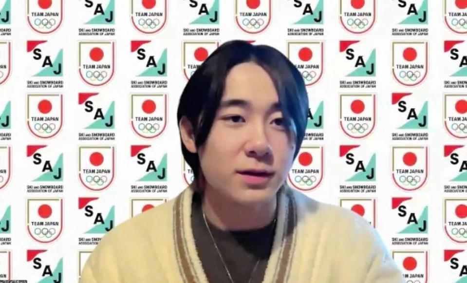 オンライン会見に出席した戸塚優斗