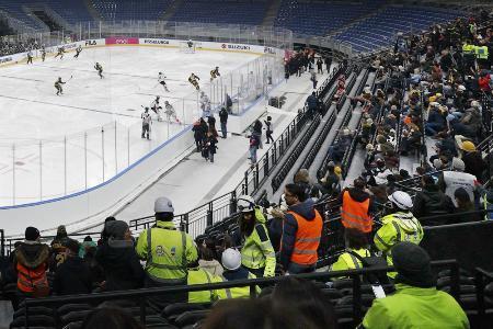 　ミラノ・コルティナ冬季五輪のアイスホッケー会場＝１月、ミラノ