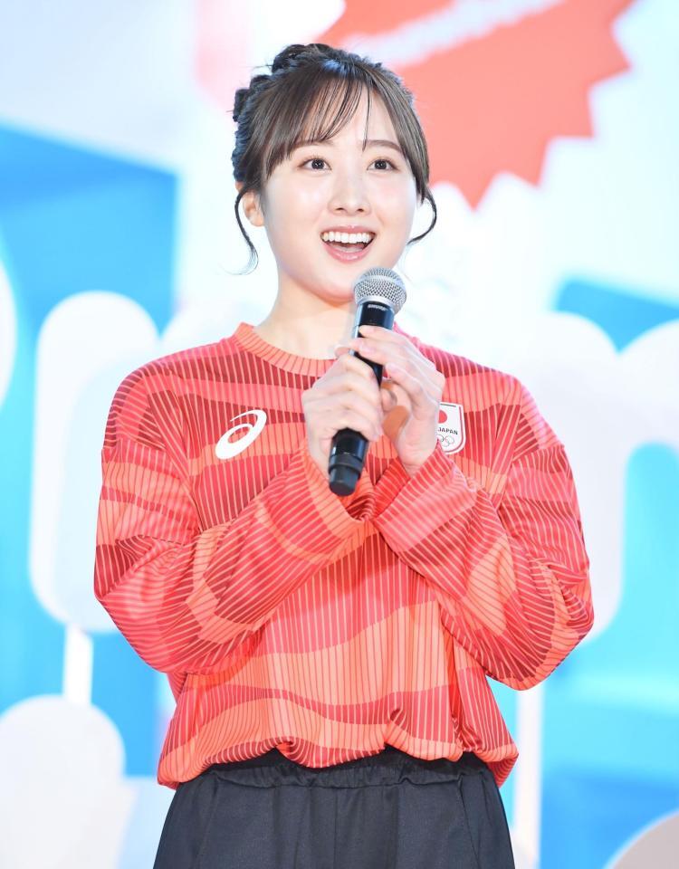 イベントで輝く笑顔の本田望結（撮影・開出牧）