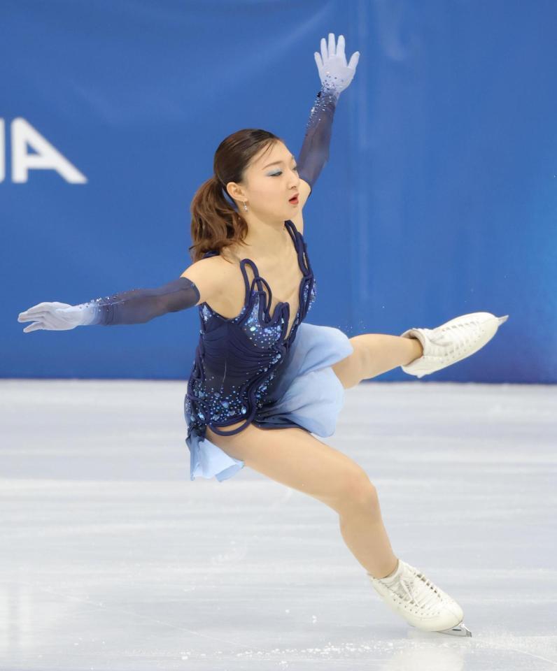 坂本花織（撮影・吉澤敬太）