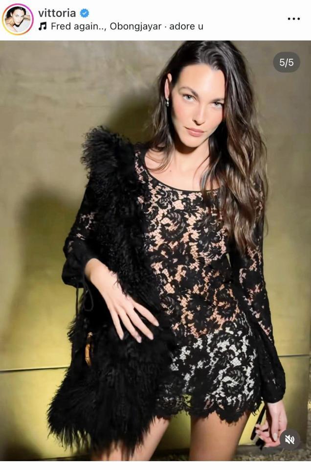 ヴィットリア・チェレッティのインスタグラム＠ｖｉｔｔｏｒｉａより