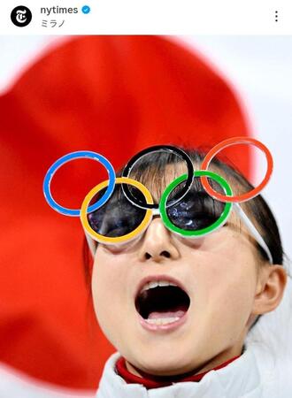 　ニューヨークタイムスのインスタグラム（ｎｙｔｉｍｅｓ）より