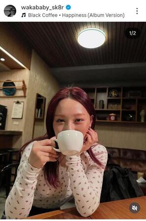 樋口新葉のインスタグラム（＠ｗａｋａｂａｂｙ＿ｓｋ８ｒ）から