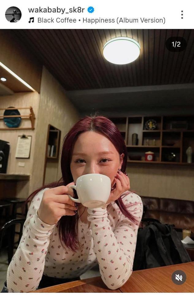 樋口新葉のインスタグラム（＠ｗａｋａｂａｂｙ＿ｓｋ８ｒ）から