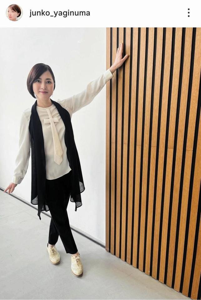 八木沼純子さんのインスタグラム（＠ｊｕｎｋｏ＿ｙａｇｉｎｕｍａ）から
