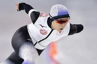 女子１０００メートル　滑走する高木美帆（提供・共同通信社）