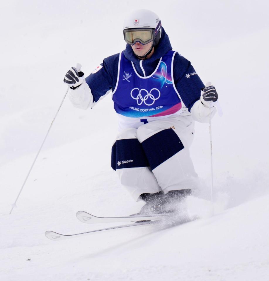 コブを攻める堀島行真＝リビーニョ（共同）