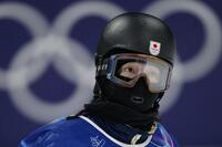 男子ハーフパイプ予選１回目を終えた平野歩夢＝リビーニョ（共同）