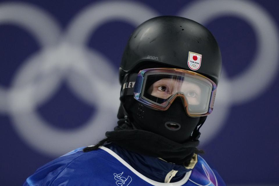 男子ハーフパイプ予選１回目を終えた平野歩夢＝リビーニョ（共同）