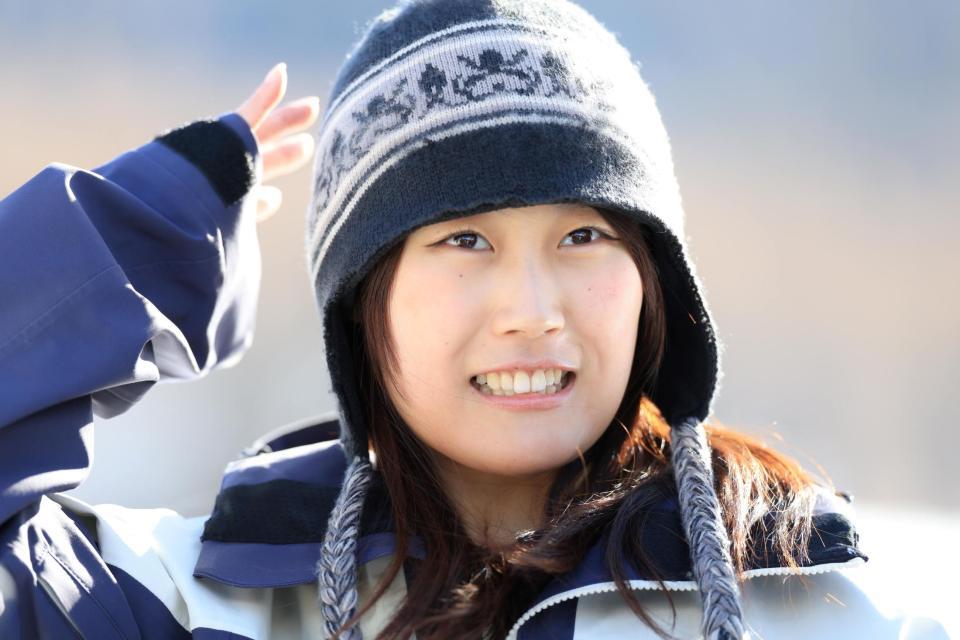 心境を語る村瀬心椛（撮影・吉澤敬太）