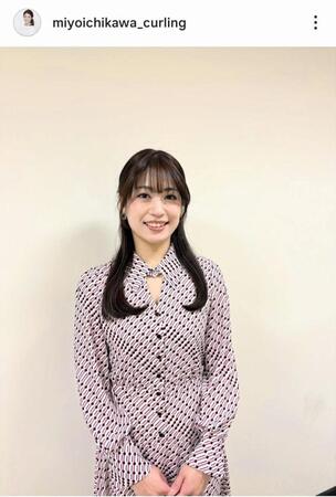 　市川美余さんのインスタグラム（＠ｍｉｙｏｉｃｈｉｋａｗａ＿ｃｕｒｌｉｎｇ）から