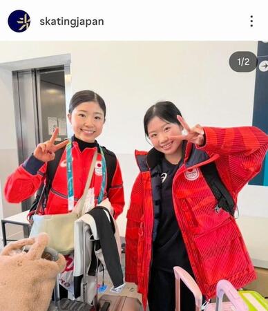 日本スケート連盟のインスタグラム（＠ｓｋａｔｉｎｇｊａｐａｎ）から