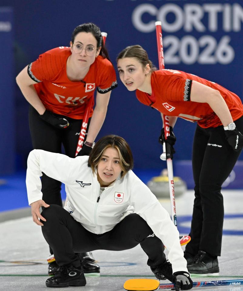 第８エンド、ショットの行方を見る吉村（下）