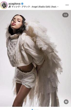 ザギトワのインスタグラム＠ａｚａｇｉｔｏｖａより