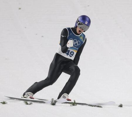 小林陵侑は２回目で１３８・５ｍのビッグジャンプ！こん身のガッツポーズ　ジャンプ男子ラージヒル