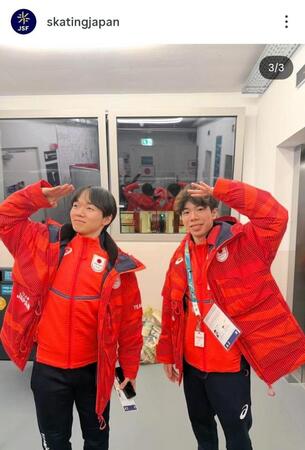 日本スケート連盟のインスタグラム（＠ｓｋａｔｉｎｇｊａｐａｎ）から