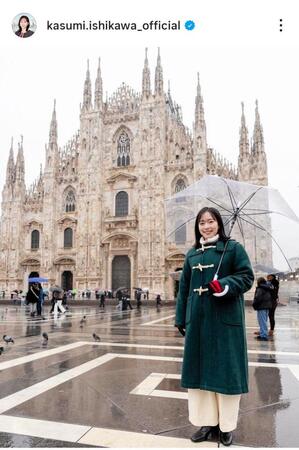 石川佳純さんのインスタグラム（＠ｋａｓｕｍｉ．ｉｓｈｉｋａｗａ＿ｏｆｆｉｃｉａｌ）から