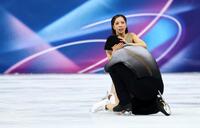 会心の演技で世界歴代最高となる１５８・１３点をマークした三浦璃来、木原龍一（写真提供：ロイター／アフロ）