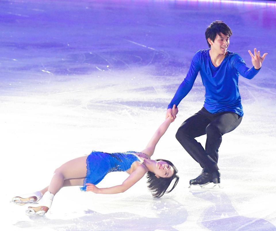 メダリスト・オン・アイスに登場した三浦璃来、木原龍一組＝１９年１２月