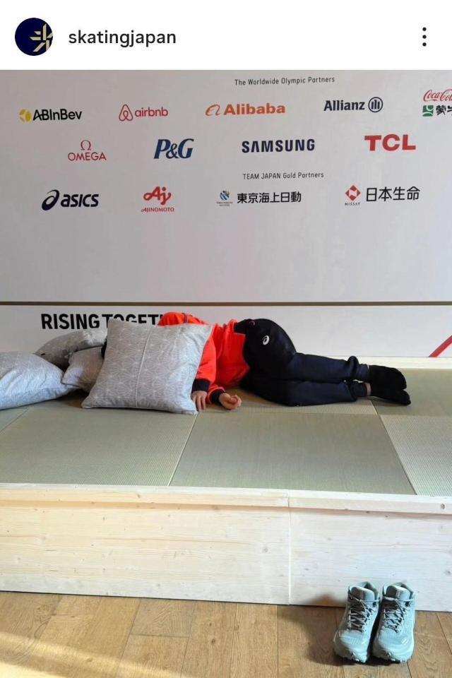 日本スケート連盟のインスタグラム（＠ｓｋａｔｉｎｇｊａｐａｎ）から