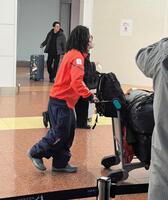 　帰国した平野歩夢