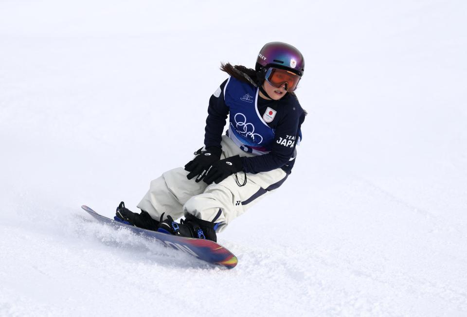 女子スノーボード・スロープスタイル決勝で高得点をたたき出した村瀬心椛（写真提供：ロイター／アフロ）