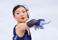 女子ＳＰ　演技する坂本花織