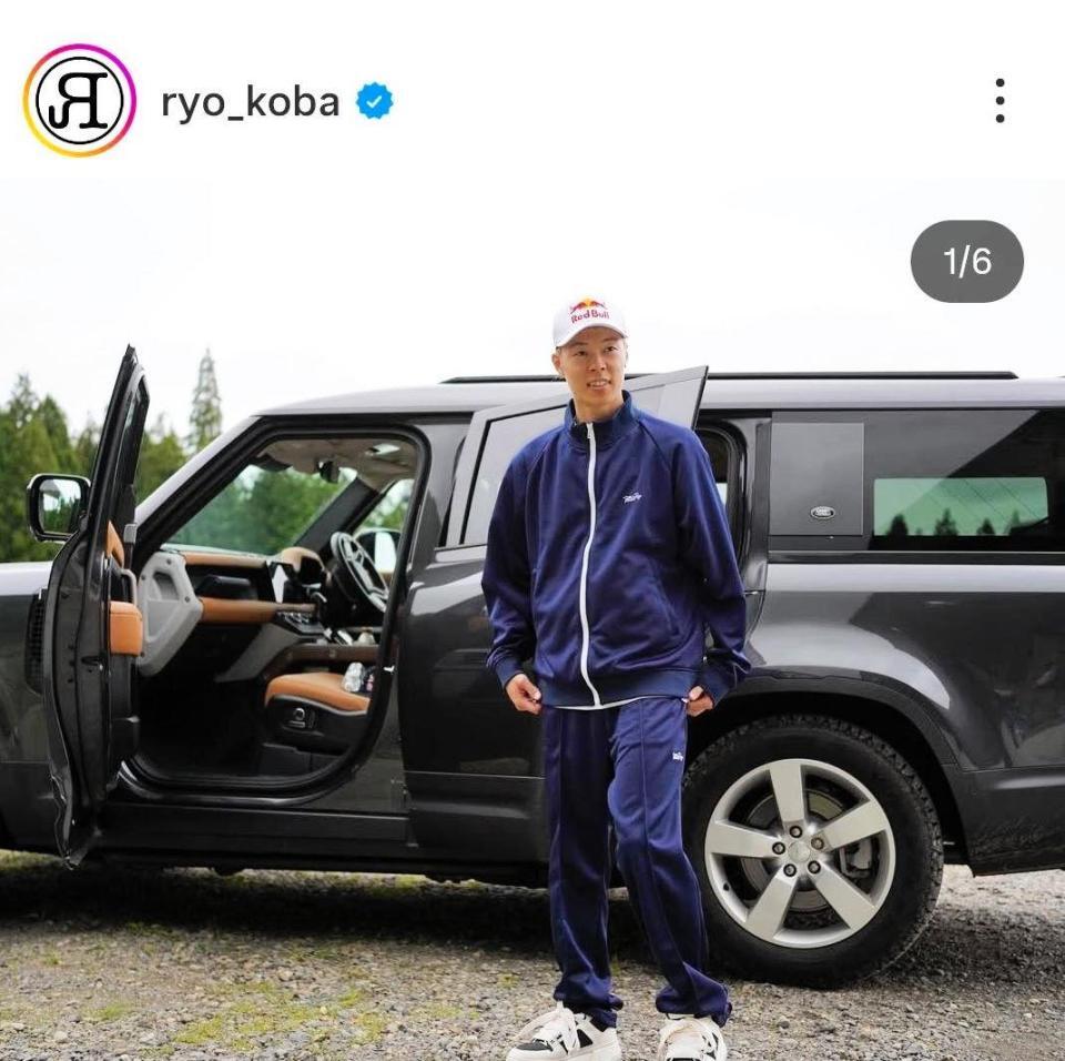 小林陵侑のインスタグラム（＠ｒｙｏ＿ｋｏｂａ）から