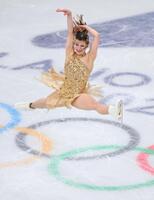 女子フリー　演技するアリサ・リュウ