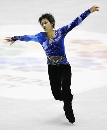 国体の成年男子フリーで演技する木原龍一＝２０１３年２月